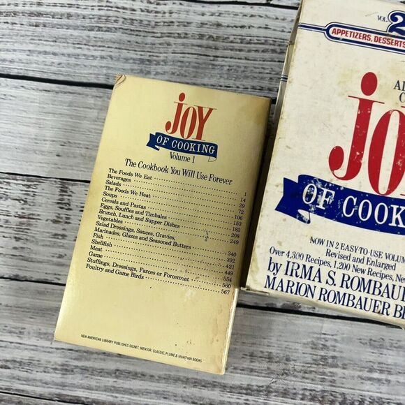 Vintage Joy of Cooking Vol 1 & 2 Irma Rombauer 1972 Vintage Cookbook Set w/ Case - Picture 7 of 12